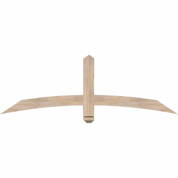 Ekena Millwork Bellingham Smooth Timber Gable Bracket, Douglas Fir, 60"W x 20"H x 3 1/2"D x 3 1/2"F, 8/12 Pitch GBW060X20X0404BEL00SDF - main